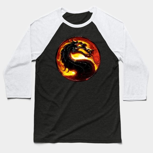 Mortal Kombat Baseball T-Shirt by nabakumov